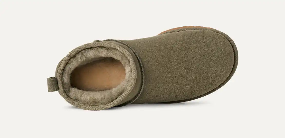 Damen Classic Ultra Mini Boot Moss Green